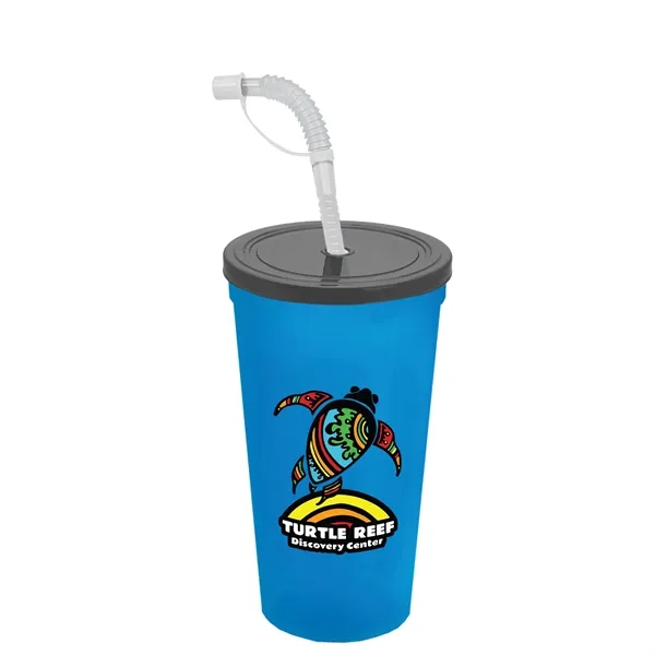 Garyline® Sport Sipper Cup with Straw Lid - 24 oz.... from ASI 40480 Koozie Group