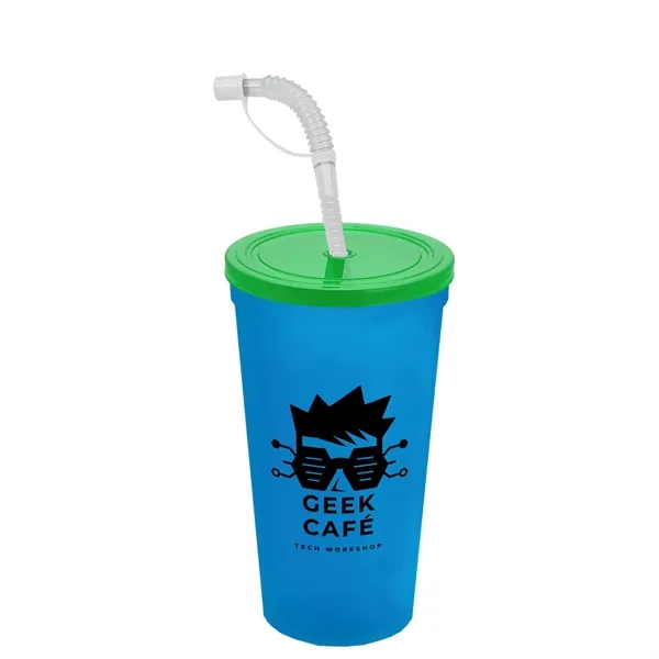 Garyline® Sport Sipper Cup with Straw Lid - 24 oz.... from ASI 40480 Koozie Group