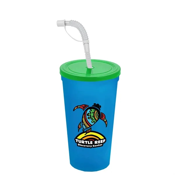 Garyline® Sport Sipper Cup with Straw Lid - 24 oz.... from ASI 40480 Koozie Group