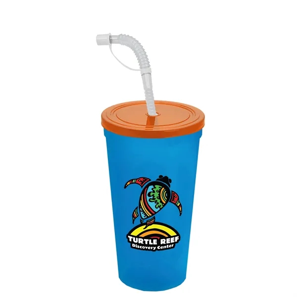 Garyline® Sport Sipper Cup with Straw Lid - 24 oz.... from ASI 40480 Koozie Group