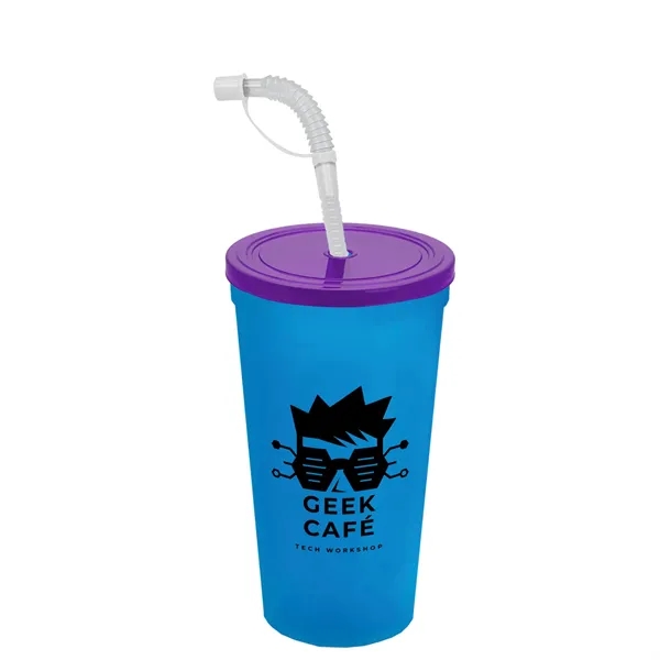 Garyline® Sport Sipper Cup with Straw Lid - 24 oz.... from ASI 40480 Koozie Group