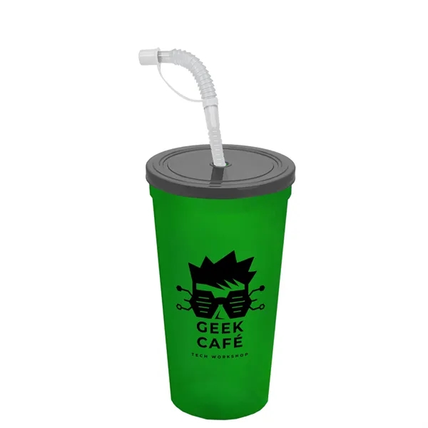 Garyline® Sport Sipper Cup with Straw Lid - 24 oz.... from ASI 40480 Koozie Group