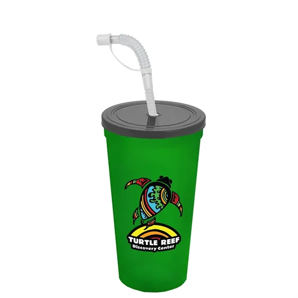 Garyline® Sport Sipper Cup with Straw Lid - 24 oz.... from ASI 40480 Koozie Group