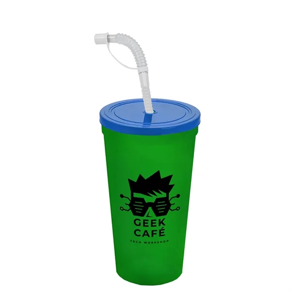 Garyline® Sport Sipper Cup with Straw Lid - 24 oz.... from ASI 40480 Koozie Group