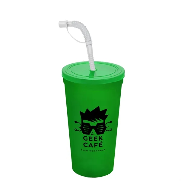 Garyline® Sport Sipper Cup with Straw Lid - 24 oz.... from ASI 40480 Koozie Group
