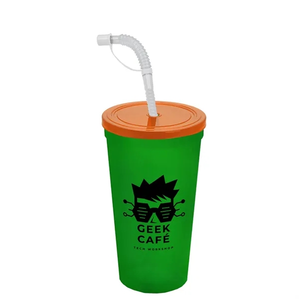 Garyline® Sport Sipper Cup with Straw Lid - 24 oz.... from ASI 40480 Koozie Group