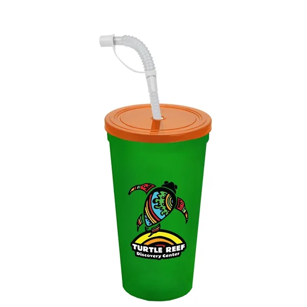 Garyline® Sport Sipper Cup with Straw Lid - 24 oz.... from ASI 40480 Koozie Group