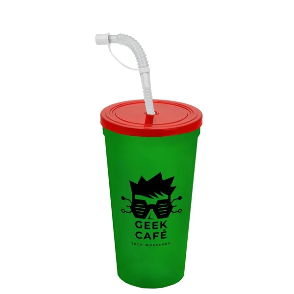 Garyline® Sport Sipper Cup with Straw Lid - 24 oz.... from ASI 40480 Koozie Group