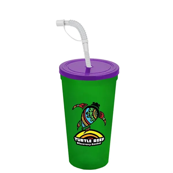 Garyline® Sport Sipper Cup with Straw Lid - 24 oz.... from ASI 40480 Koozie Group