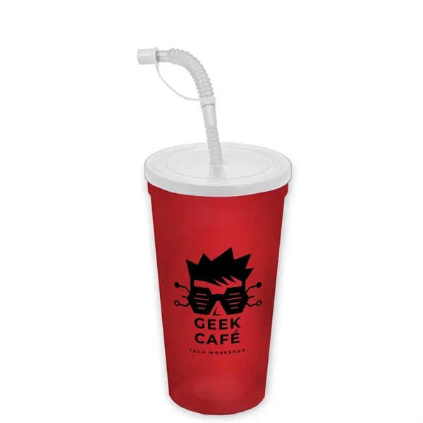 Garyline® Sport Sipper Cup with Straw Lid - 24 oz.... from ASI 40480 Koozie Group