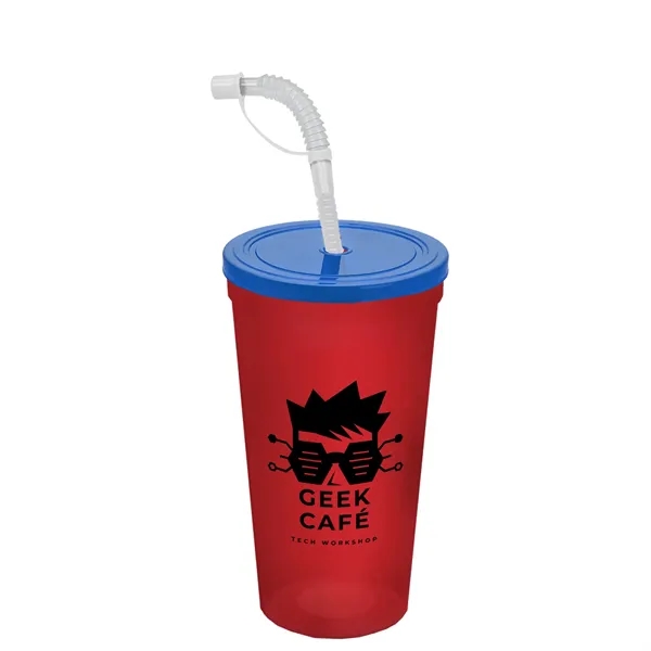 Garyline® Sport Sipper Cup with Straw Lid - 24 oz.... from ASI 40480 Koozie Group