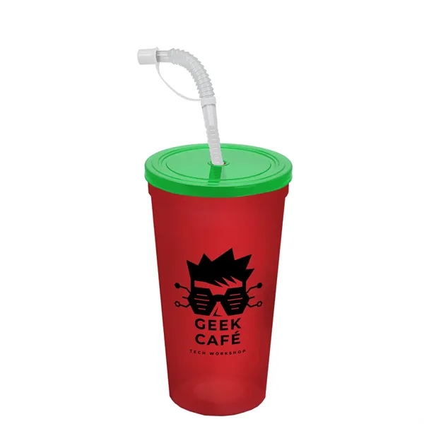 Garyline® Sport Sipper Cup with Straw Lid - 24 oz.... from ASI 40480 Koozie Group