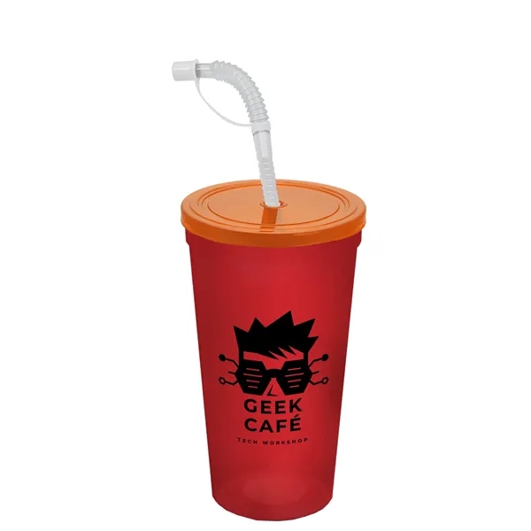 Garyline® Sport Sipper Cup with Straw Lid - 24 oz.... from ASI 40480 Koozie Group