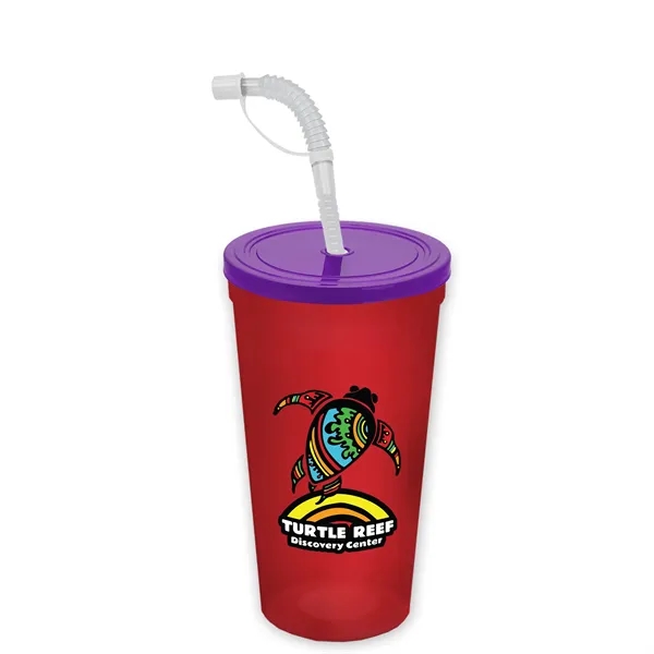 Garyline® Sport Sipper Cup with Straw Lid - 24 oz.... from ASI 40480 Koozie Group