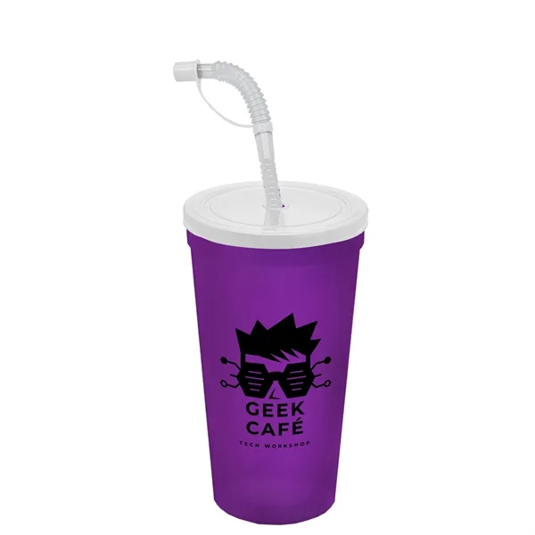 Garyline® Sport Sipper Cup with Straw Lid - 24 oz.... from ASI 40480 Koozie Group
