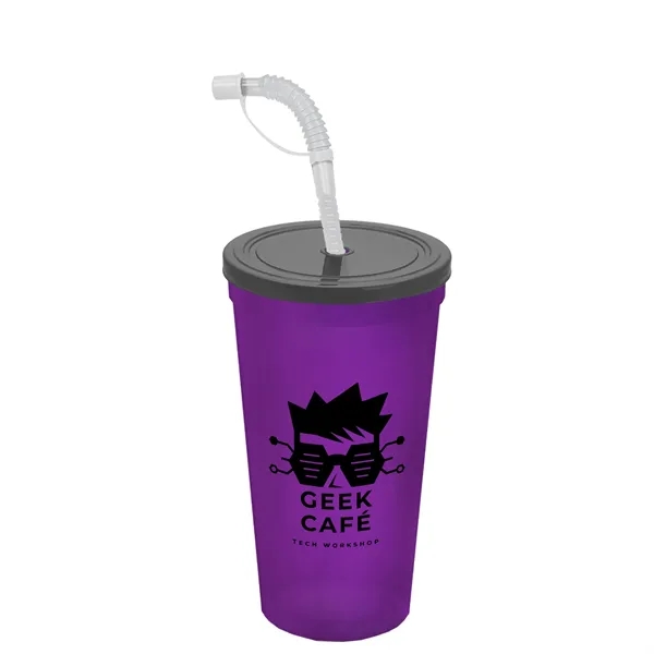 Garyline® Sport Sipper Cup with Straw Lid - 24 oz.... from ASI 40480 Koozie Group