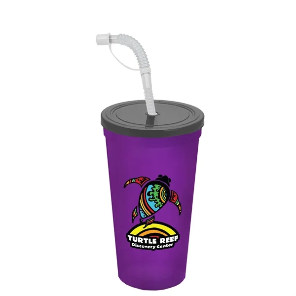 Garyline® Sport Sipper Cup with Straw Lid - 24 oz.... from ASI 40480 Koozie Group