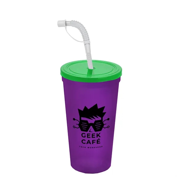 Garyline® Sport Sipper Cup with Straw Lid - 24 oz.... from ASI 40480 Koozie Group
