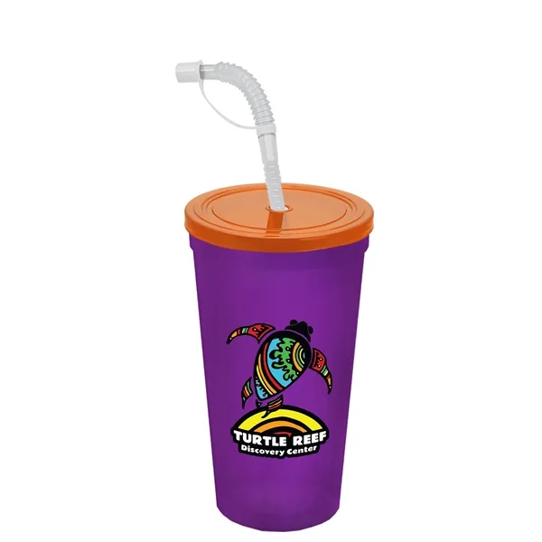 Garyline® Sport Sipper Cup with Straw Lid - 24 oz.... from ASI 40480 Koozie Group