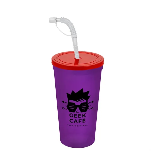 Garyline® Sport Sipper Cup with Straw Lid - 24 oz.... from ASI 40480 Koozie Group