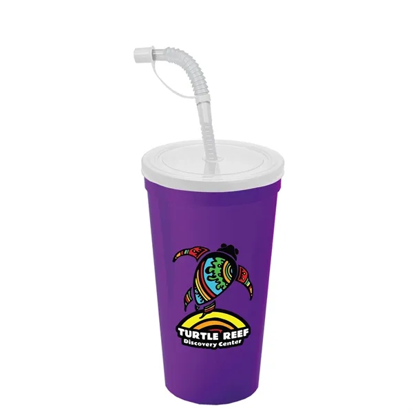 Garyline® Sport Sipper Cup with Straw Lid - 24 oz.... from ASI 40480 Koozie Group
