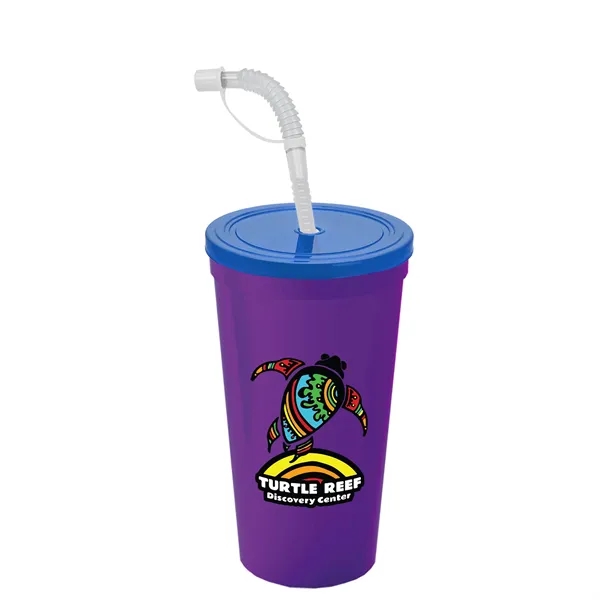 Garyline® Sport Sipper Cup with Straw Lid - 24 oz.... from ASI 40480 Koozie Group