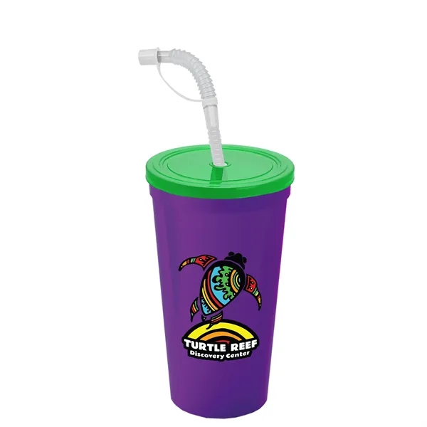Garyline® Sport Sipper Cup with Straw Lid - 24 oz.... from ASI 40480 Koozie Group