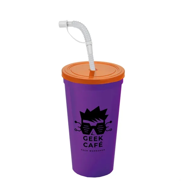 Garyline® Sport Sipper Cup with Straw Lid - 24 oz.... from ASI 40480 Koozie Group