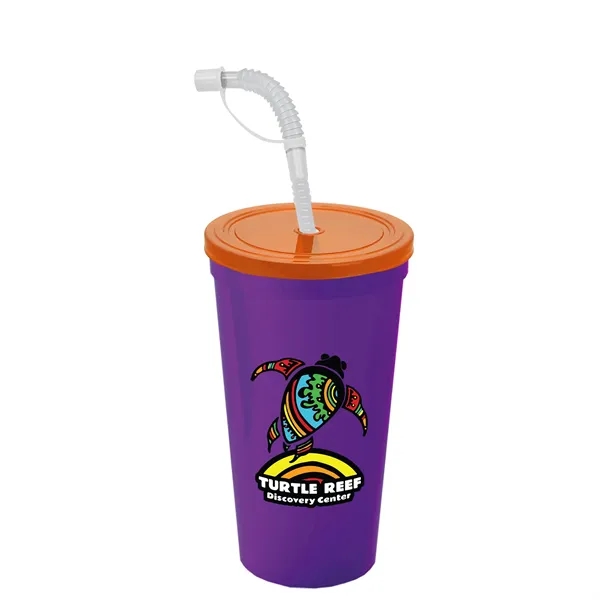 Garyline® Sport Sipper Cup with Straw Lid - 24 oz.... from ASI 40480 Koozie Group