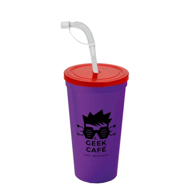 Garyline® Sport Sipper Cup with Straw Lid - 24 oz.... from ASI 40480 Koozie Group
