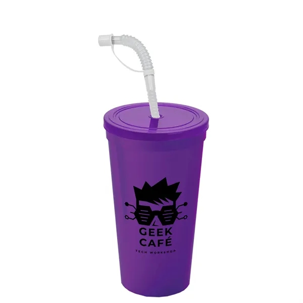 Garyline® Sport Sipper Cup with Straw Lid - 24 oz.... from ASI 40480 Koozie Group