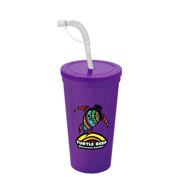 Garyline® Sport Sipper Cup with Straw Lid - 24 oz.... from ASI 40480 Koozie Group