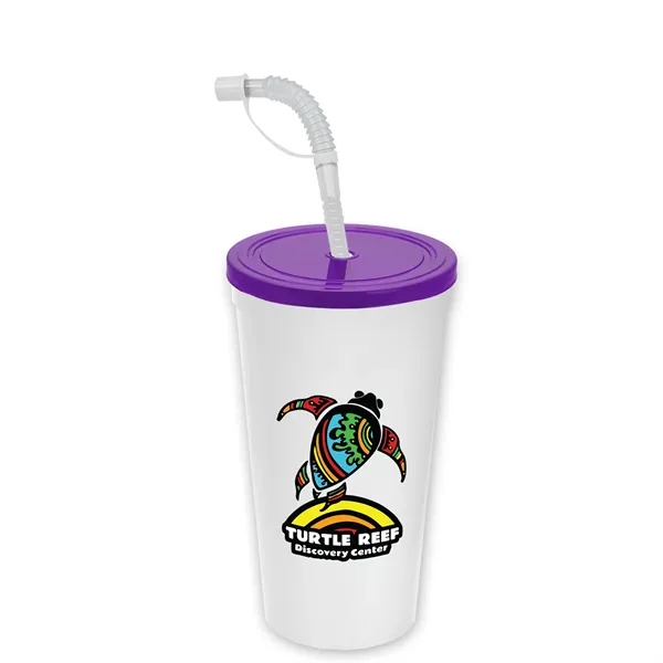 Garyline® Sport Sipper Cup with Straw Lid - 24 oz.... from ASI 40480 Koozie Group