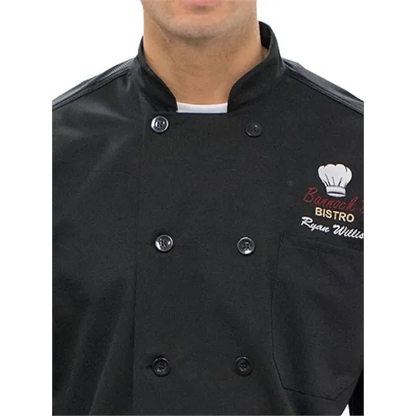 Edwards Industries - Unisex Long Sleeve Mesh Back Chef Coat... from ASI 86018 Scrub Authority / Uniform Stores