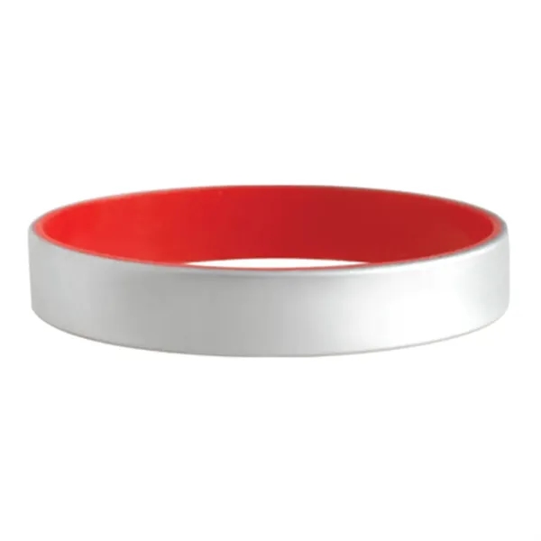 Silver Silicone Bracelets... from ASI 40480 Koozie Group