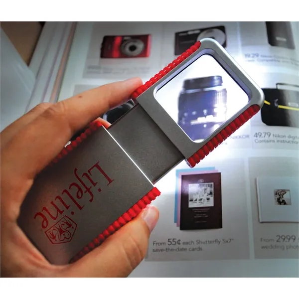 Slide-Out Magnifier with Light... from ASI 40480 Koozie Group