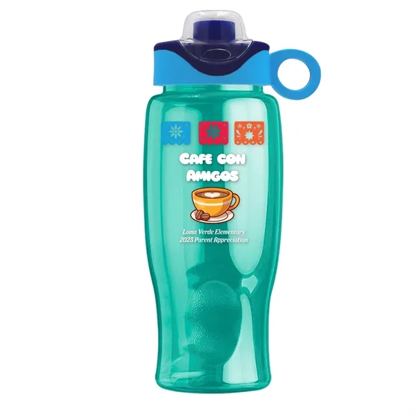 Garyline® Poly+ Bottle with Two-Tone Drink-Thru Lid with ...... from ASI 40480 Koozie Group