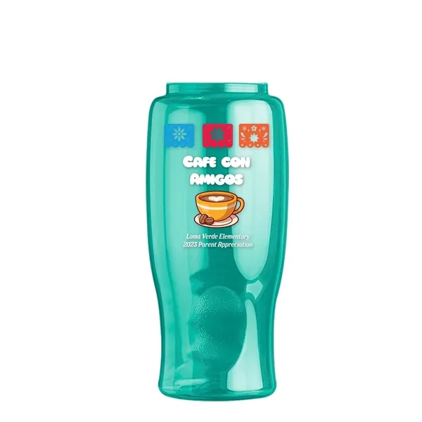 Garyline® Poly+ Bottle with Two-Tone Drink-Thru Lid with ...... from ASI 40480 Koozie Group