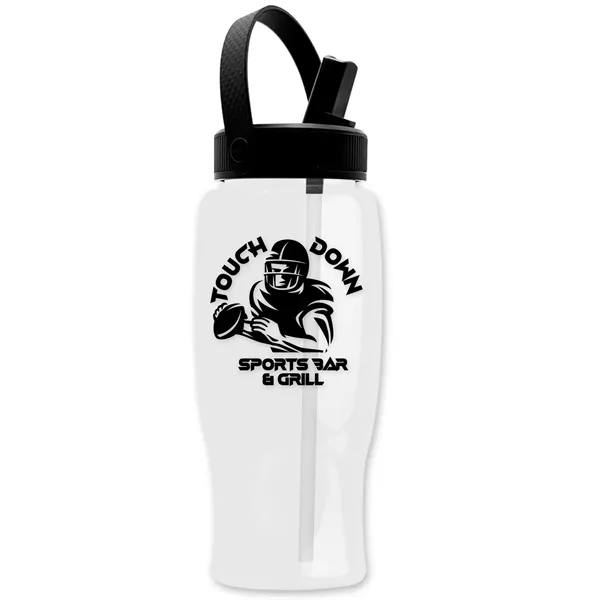 Garyline® Poly+ Bottle with Flip-Straw, Swivel-Handle Lid...... from ASI 40480 Koozie Group