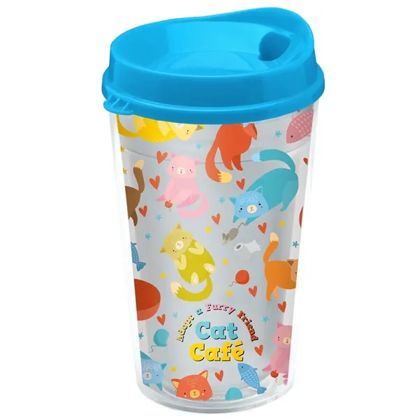 Garyline® Transparent Tumbler with Sip Lid and Full-Color...... from ASI 40480 Koozie Group