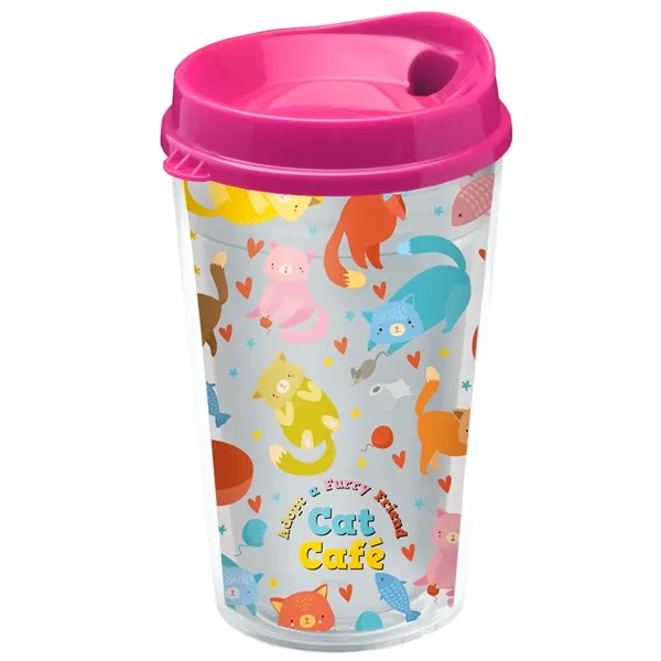 Garyline® Transparent Tumbler with Sip Lid and Full-Color...... from ASI 40480 Koozie Group
