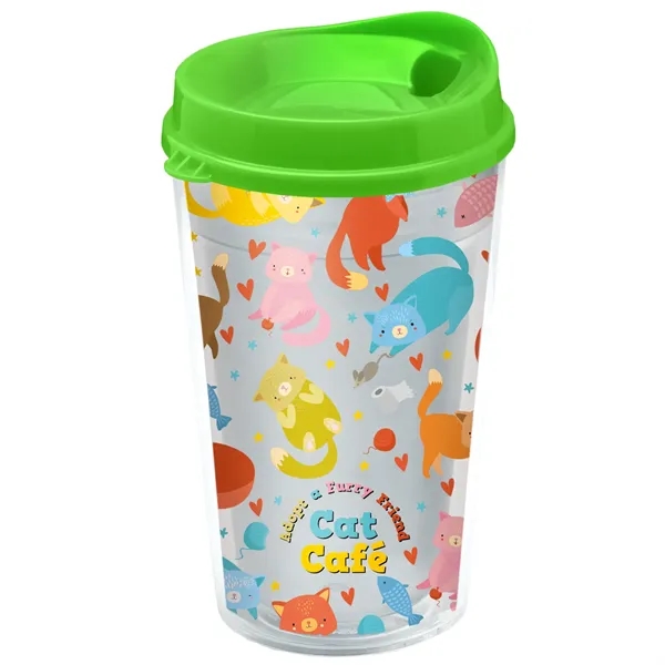 Garyline® Transparent Tumbler with Sip Lid and Full-Color...... from ASI 40480 Koozie Group