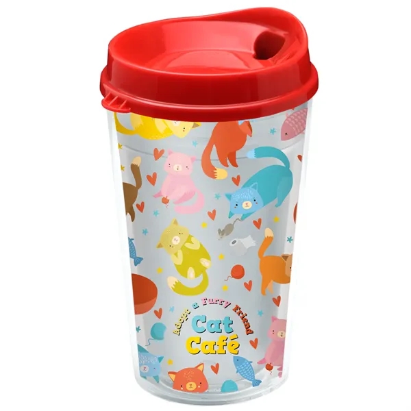 Garyline® Transparent Tumbler with Sip Lid and Full-Color...... from ASI 40480 Koozie Group