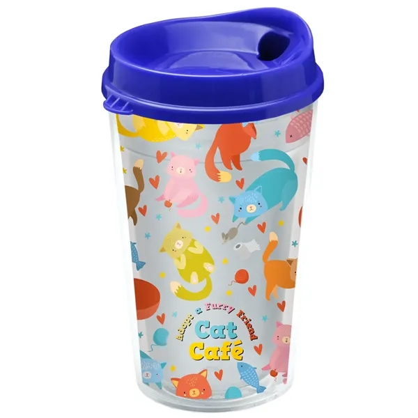 Garyline® Transparent Tumbler with Sip Lid and Full-Color...... from ASI 40480 Koozie Group