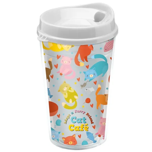 Garyline® Transparent Tumbler with Sip Lid and Full-Color...... from ASI 40480 Koozie Group