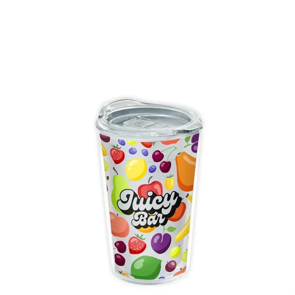 Garyline® Transparent Tumbler with Straw Lid and Full-Col...... from ASI 40480 Koozie Group