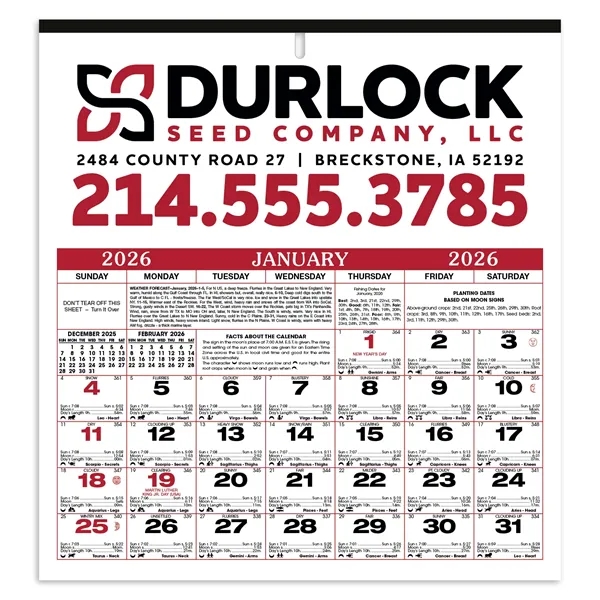 Almanac Calendar... from ASI 40480 Koozie Group