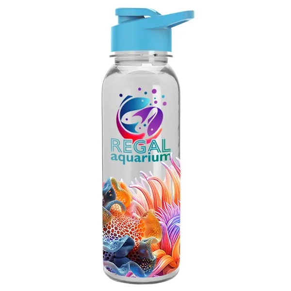 Garyline® Flat-Sided Tritan® Bottle with Drink-Thru Lid -...... from ASI 40480 Koozie Group