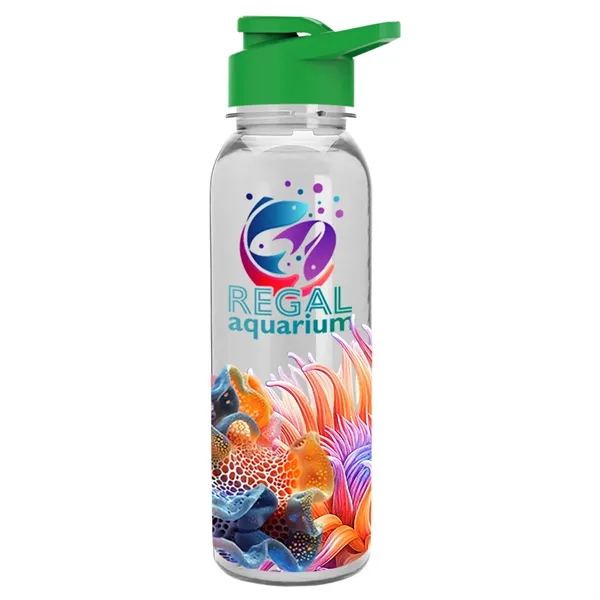 Garyline® Flat-Sided Tritan® Bottle with Drink-Thru Lid -...... from ASI 40480 Koozie Group