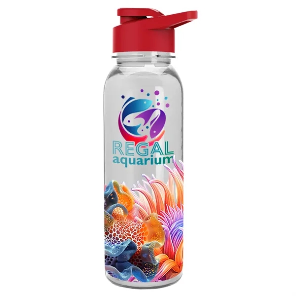 Garyline® Flat-Sided Tritan® Bottle with Drink-Thru Lid -...... from ASI 40480 Koozie Group